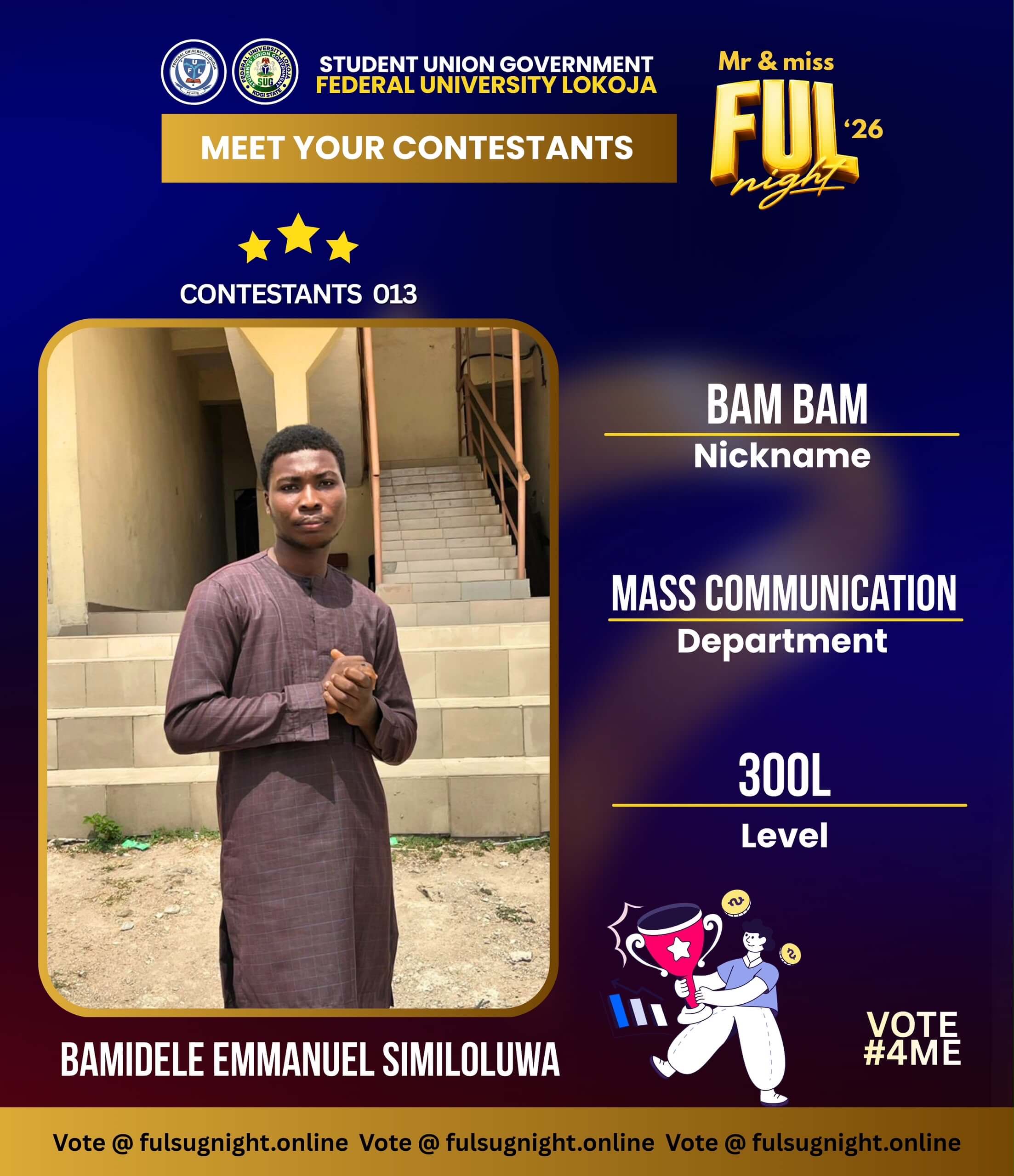 BAMIDELE EMMANUEL SIMILOLUWA